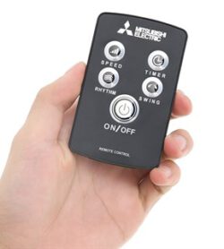 Quạt treo tường Mitsubishi W16-RA-CY-GY(màu xám) - CÓ ĐIỀU KHIỂN 13