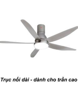 Quạt trần KDK U60FW Có đèn LED 8