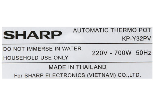 Bình thủy điện Sharp KP-Y32PV-CU 3 lít 13